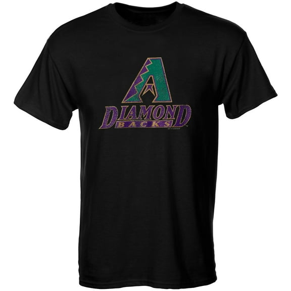 Youth Soft as a Grape Black Arizona Diamondbacks Cooperstown Collection T-Shirt