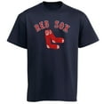 thumbnail image 1 of Youth Soft as a Grape Navy Boston Red Sox Cooperstown Collection T-Shirt, 1 of 2
