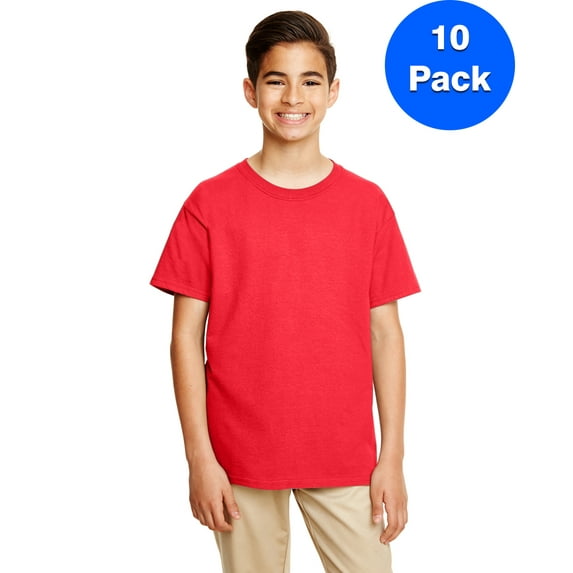Youth SoftStyle Short Sleeve T-Shirt 10 Pack