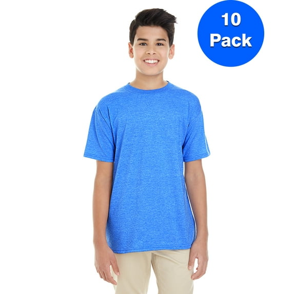 Youth SoftStyle Short Sleeve T-Shirt 10 Pack