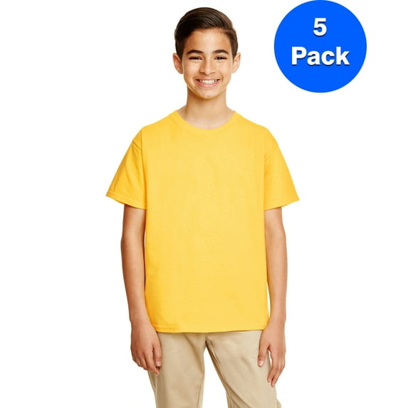 Youth SoftStyle Short Sleeve T-Shirt 5 Pack
