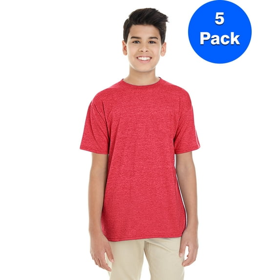 Youth SoftStyle Short Sleeve T-Shirt 5 Pack