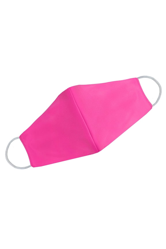 Youth Solid Charity Pink Face Mask