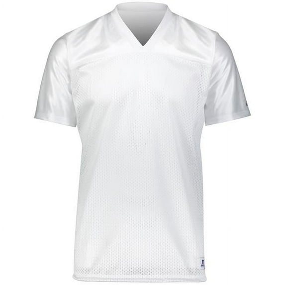 Youth Solid Flag Football Jersey, White - Large