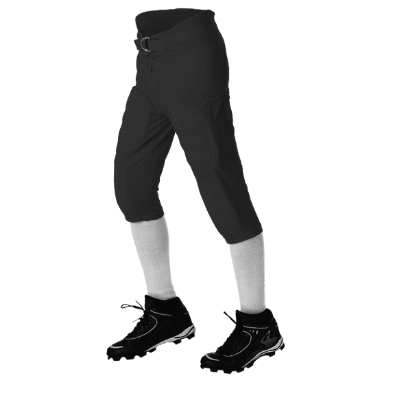 Youth Solo Polyester Football Pants, Black
