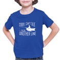 thumbnail image 1 of Youth Sorry Can't Talk I'm On Another Line Fishing T-Shirt, 1 of 1