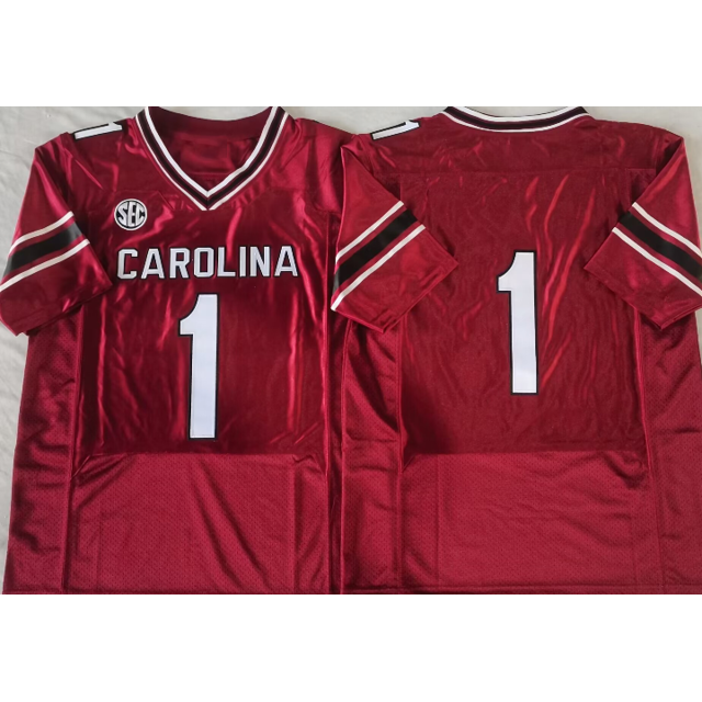 Youth_South_Carolina_Gamecock_Red_1 College_Football_Jersey_Small