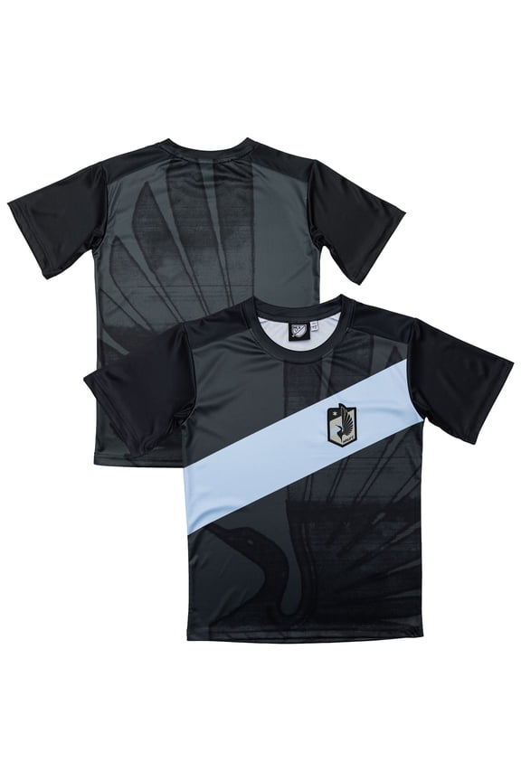 Youth Sport Design Sweden Black Minnesota United FC Club T-Shirt