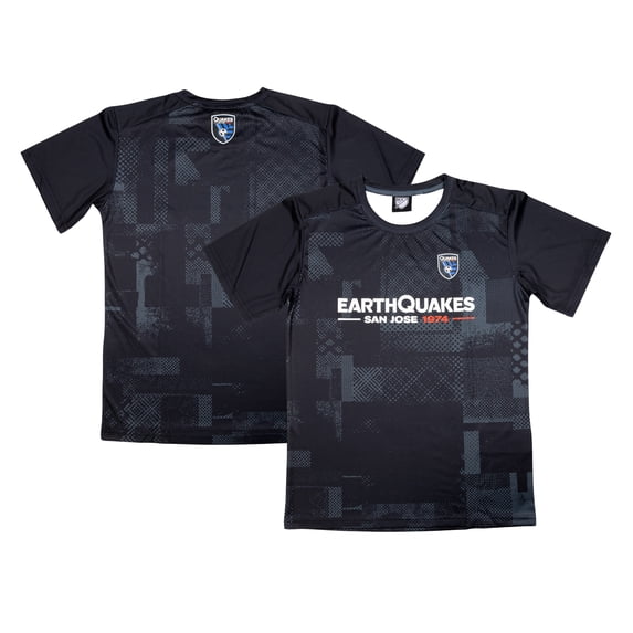 Youth-Sport Design Sweden Black San Jose Earthquakes Starting Lineup Home T-Shirt