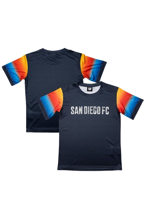Youth Sport Design Sweden Navy San Diego FC Club T-Shirt