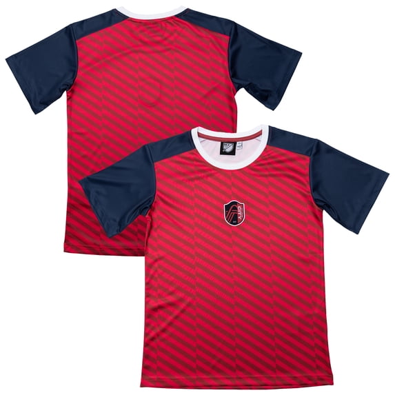 Youth Sport Design Sweden Red St. Louis CITY SC Club T-Shirt
