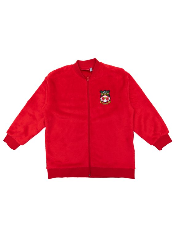 Youth Sport Design Sweden Red Wrexham Teddy Full-Zip Jacket