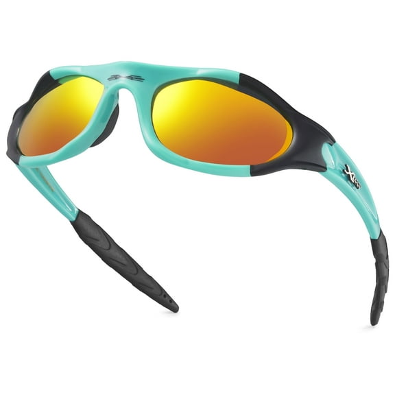 Youth Sports Polarized Sunglasses for Boys Kids Teens Age 8-16 Baseball Cycling Running Glasses