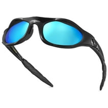 Youth Sports Polarized Sunglasses for Boys Kids Teens Age 8-16 - Baseball Cycling Running Wrap Around UV400 Tween Teen Sun Glasses