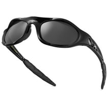 Youth Sports Polarized Sunglasses for Boys Kids Teens Age 8-16 - Baseball Cycling Running Wrap Around UV400 Tween Teen Sun Glasses