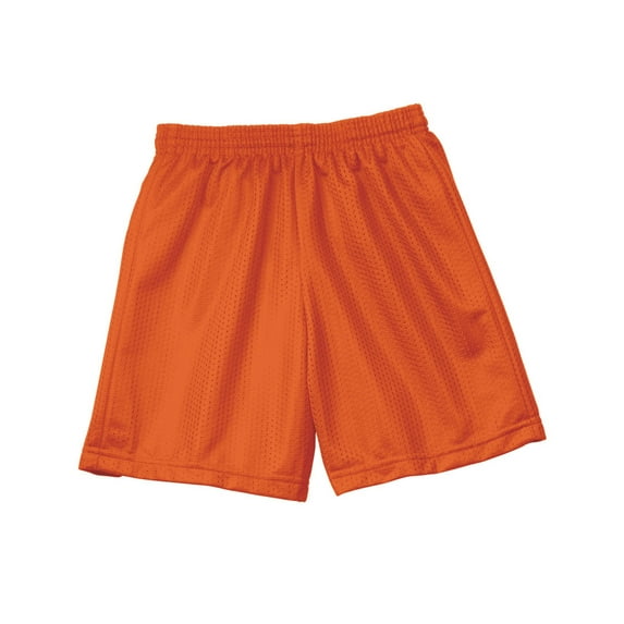 Adult Seven Inch Inseam Mesh Short (ATHLETIC ORANGE - L)