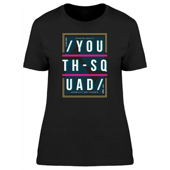 Youth Squad Graphic T-Shirt Women -Image by Shutterstock, Female Large