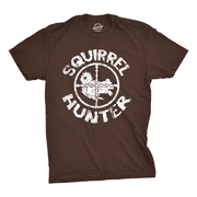 CRAZY DOG T-SHIRTS Youth Squirrel Hunter T Shirt Funny Hunting Shirt Squirrels Tee For Kids
