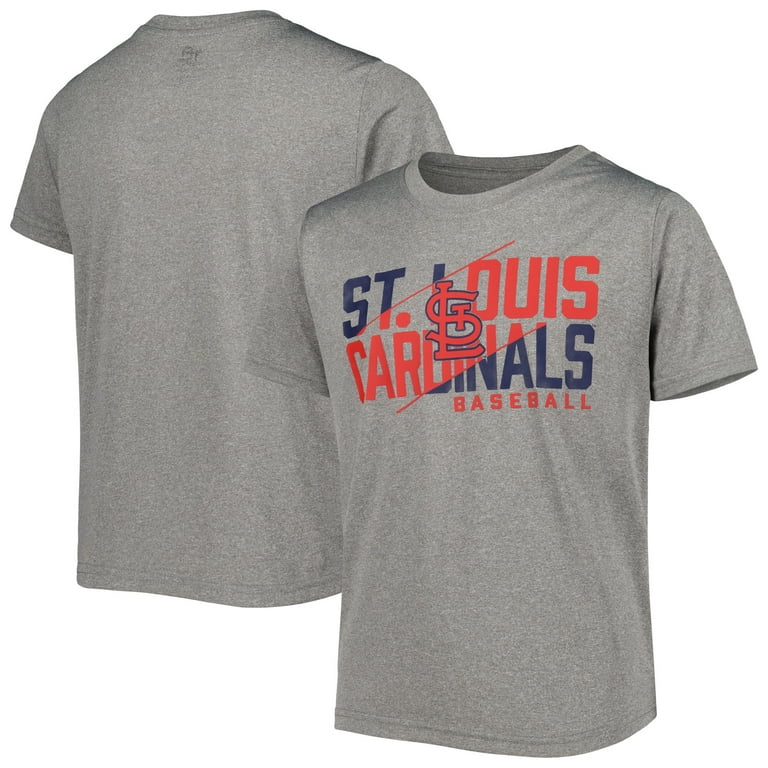 Youth St. Louis Cardinals Heather Gray T-Shirt