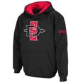 thumbnail image 1 of Youth Stadium Athletic Black San Diego State Aztecs Big Logo Pullover Hoodie, 1 of 3