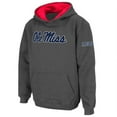 thumbnail image 1 of Youth Stadium Athletic Charcoal Ole Miss Rebels Big Logo Pullover Hoodie, 1 of 1