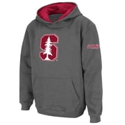 Youth Stadium Athletic Charcoal Stanford Cardinal Big Logo Pullover Hoodie