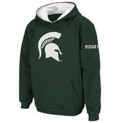 COLOSSEUM ATHLETICS Youth Stadium Athletic Green Michigan State Spartans Big Logo Pullover Hoodie