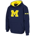 thumbnail image 1 of Youth Stadium Athletic Navy Michigan Wolverines Big Logo Pullover Hoodie, 1 of 2