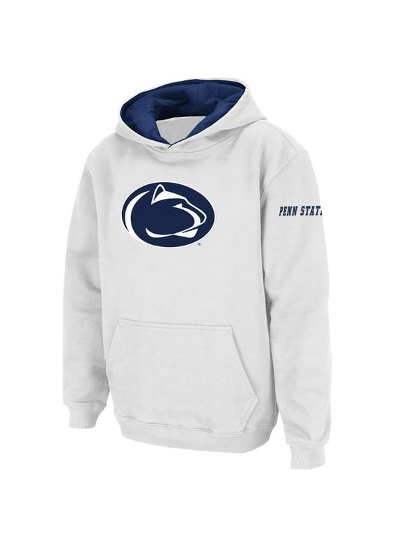 Youth Stadium Athletic White Penn State Nittany Lions Big Logo Pullover Hoodie