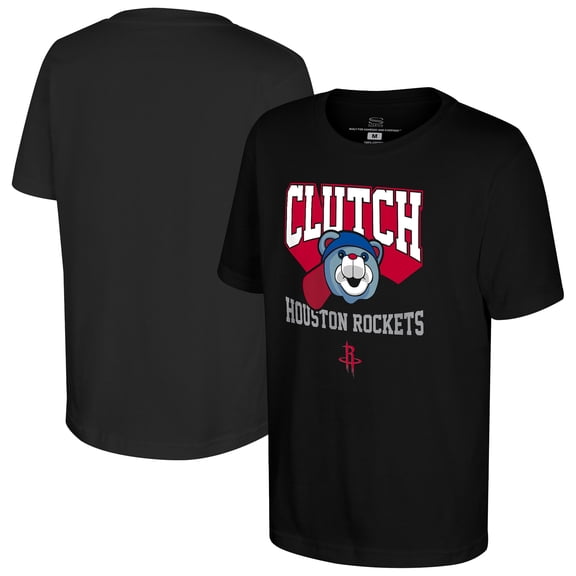 Youth Stadium Essentials Black Houston Rockets Most Valuable Mascot T-Shirt