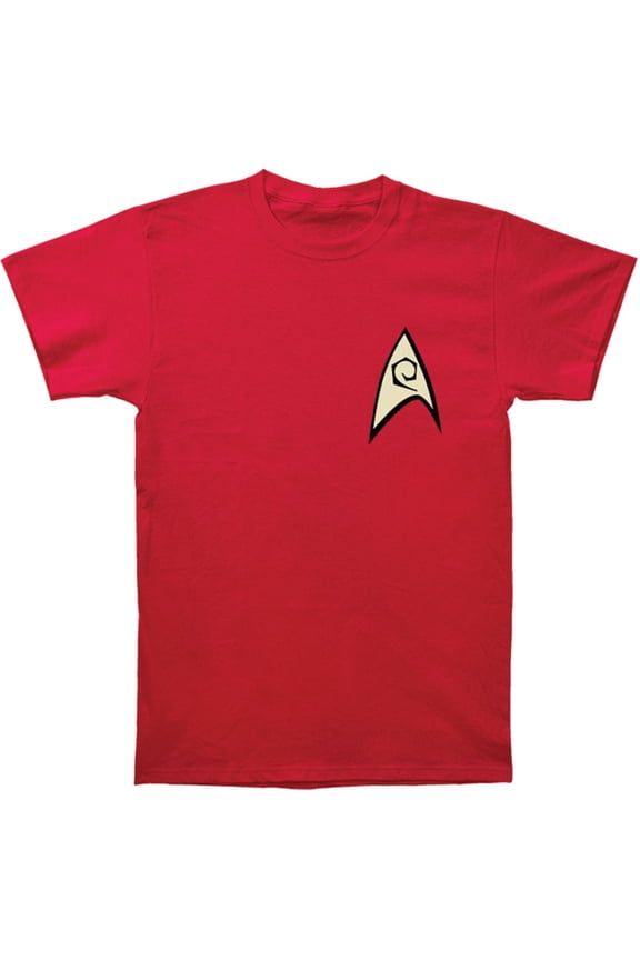 Boys' Engineering Uniform T-shirt Youth X-Large Red