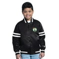 thumbnail image 1 of Youth Starter  Black Boston Celtics Satin Full-Snap Varsity Jacket, 1 of 3
