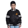 thumbnail image 1 of Youth Starter  Black Phoenix Suns Satin Full-Snap Varsity Jacket, 1 of 3
