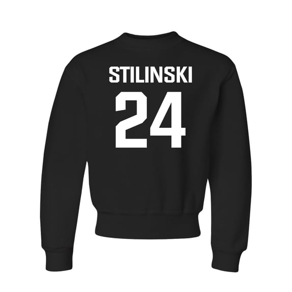 Youth Stilinski LaCrosse #24 Crewneck Sweatshirt