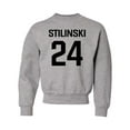 thumbnail image 1 of Youth Stilinski LaCrosse #24 Crewneck Sweatshirt, 1 of 1