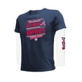 thumbnail image 1 of Youth Stitches Navy/White Atlanta Braves Combo T-Shirt Set, 1 of 6