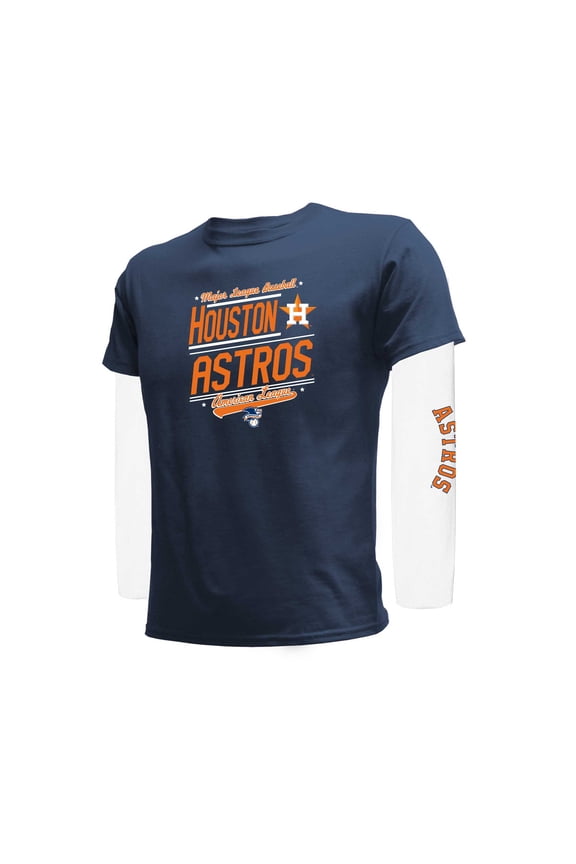 Youth Stitches Navy/White Houston Astros Combo T-Shirt Set