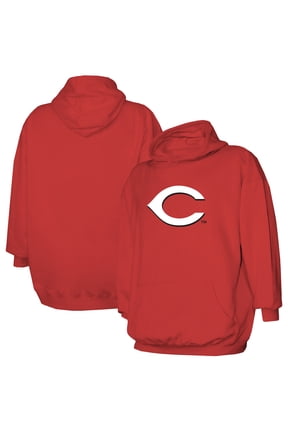 Youth Stitches  Red Cincinnati Reds Fleece Pullover Hoodie