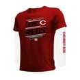thumbnail image 1 of Youth Stitches Red/White Cincinnati Reds Combo T-Shirt Set, 1 of 6