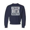 thumbnail image 1 of Youth Straight Outta Quarantine Crewneck Sweatshirt, 1 of 1