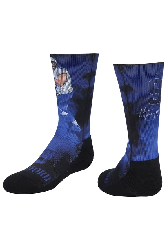 Youth Strideline Matthew Stafford Los Angeles Rams Galaxy Crew Socks