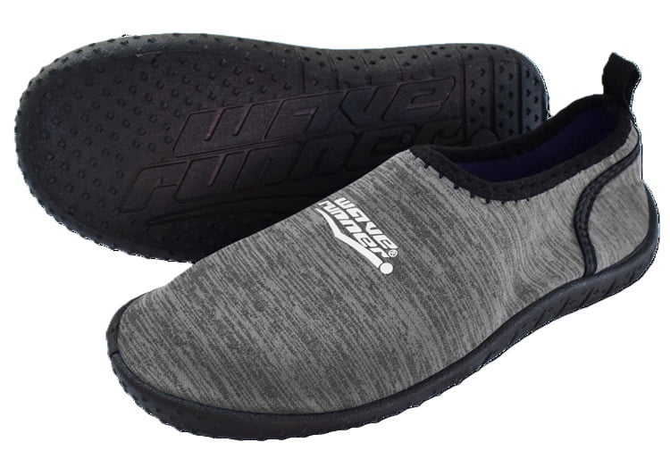HI Wave Runner Men's Space Dye Water Reef Color Gray in Size 08