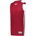 thumbnail image 1 of Augusta Sportswear 6928.408.M Youth Swish Reversible Basketball Jersey, Scarlet & White - Medium, 1 of 1