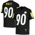 thumbnail image 1 of Youth T.J. Watt Black Pittsburgh Steelers Replica Player Jersey, 1 of 3