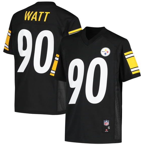 Youth T.J. Watt Black Pittsburgh Steelers Replica Jersey