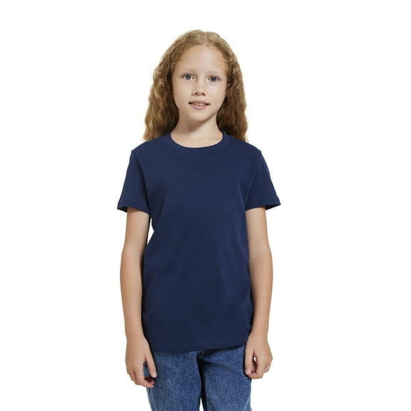 Youth T-shirt Boys Girls Youth Red Black Blue School Shirts for Boys Girls Tshirts Age 6 to 18 White Navy T-Shirts for Kids Blank Shirt