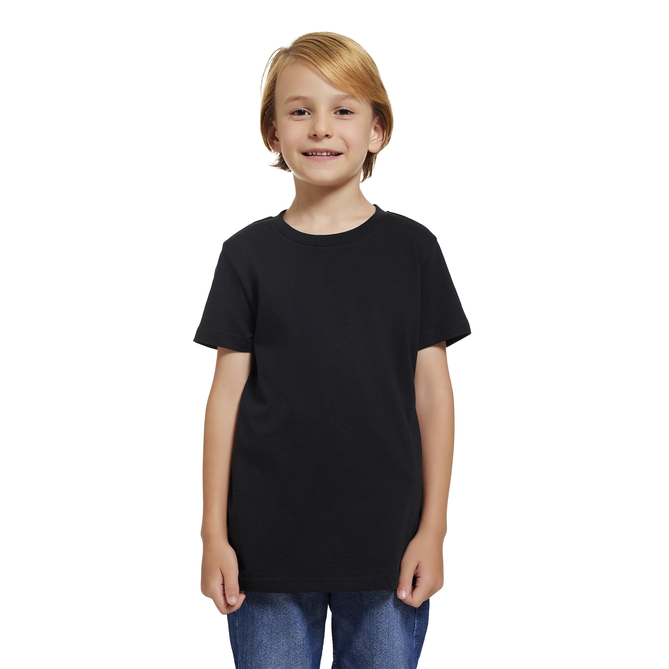 Kids Shirts Boys Girls Youth Red Black White School Shirts for Boys