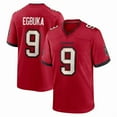 thumbnail image 1 of Youth Tampa Bay Egbuka 9 Red Stitched T-Shirts Sports Player Game Top, Large, 1 of 1