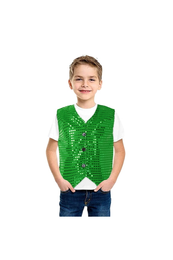 Youth Tee Men Tops Pack Boys Thermal Underwear Tops Short Set Youth Athletic Short Toddler Girls Boys Casual Sequin Glitter Party Carnival Gown Sleeveless Vest Top
