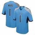 thumbnail image 1 of Youth Tennessee Ward 1 Light Blue Stitched T-Shirts Sports Player Game Top, Small, 1 of 1